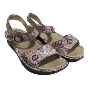 Alegria Vienna What A Frill Sandals Adjustable‎ Straps Size 37